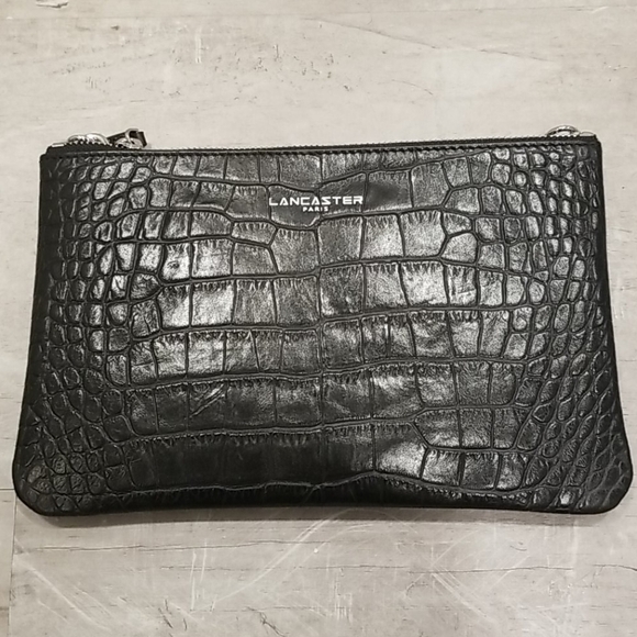 💕LANCASTER PARIS💕 Element Croco Pochette 8" - Picture 4 of 11